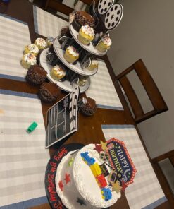 Oasis Supply Colorful Birthday Party Train Candle Holder For Cake Decorations, 7” x 3”, 5 Candles Included 29 81UrRo67EL