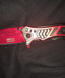 M-tech 8 Inch Spring Assisted Blood Red Folding Pocket Knife Tactical Combat 25 81UsOQsQjL