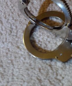 VIPERTEK Double Lock Steel Police Edition Professional Grade Handcuffs (Silver) 33 81UsbRcbJiL