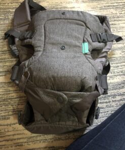 Infantino Flip Advanced 4-in-1 Carrier - Ergonomic, convertible, face-in and face-out front and back carry for newborns and older babies 8-32 lbs Grey 43 81UtK0U1TAL