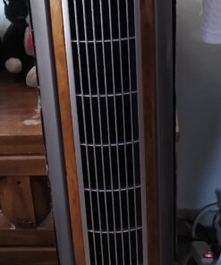 Lasko Wind Curve Portable Electric 42" Oscillating Tower Fan with Fresh Air Ionizer, Timer and Remote Control for Indoor, Bedroom and Home Office Use, Silverwood 2554 47 81Utn8mSMML