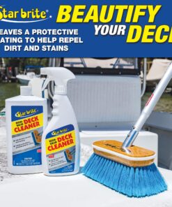 STAR BRITE Non-Skid Deck Cleaner & Protectant -Ultimate Boat Deck Wash - Protects Against Future Stains & UV - Ideal for Fiberglass, Vinyl, Plastic, Painted & Metal Surfaces - 128 OZ Gallon (085900) 1 Gallon 15 81UuKIL7L0L 4