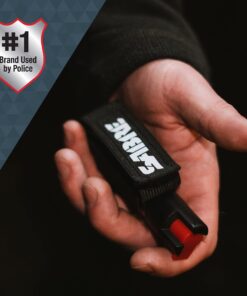 SABRE Runner Pepper Gel, Maximum Police Strength OC Spray, Reflective Hand Strap for Easy Carry & Quick Access, 35 Bursts, Secure & Easy to Use Safety, Optional Clip-On Alarm & LED Armband Combos Black Runner 34 81UuLvY8KiS