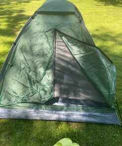 CAMEL CROWN 2/3/4/5 Person Camping Dome Tent, Waterproof,Spacious, Lightweight Portable Backpacking Tent for Outdoor Camping/Hiking 2 person Green-1 28 81UuNtfSh3L