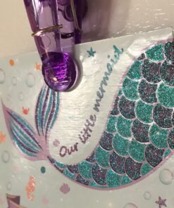 WERNNSAI Mermaid Party Invitations - 20 Set Magical Glitter Fill in Mermaid Invitations with Envelopes for Kids Girls Birthday Baby Shower Wedding Pool Mermaid Themed Party Supplies Mermaid-A 59 81UwWcVCG6L