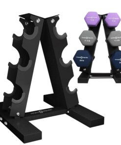 Fitness Republic Neoprene Dumbbells Weight Storage Rack - 2.0 MM Thick Steel Weight Organizer - Ideal Choice for Home Gym - Easy to Assemble and Store 15lb,17.5lb,20lb+3-Tier-Rack 10 81UwwKPveL