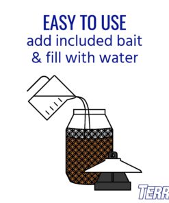 TERRO T380 Outdoor Reusable Fly Magnet Fly Trap - Poison Free Fly Killer and Trap with Bait 29 81UxEsggUdL