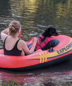 INTEX Explorer Inflatable Boat Series: Dual Air Chambers – Welded Oar Locks – Grab Handles – Bow Rope – Sporty Design Explorer 200 36 81UxN3tRTL