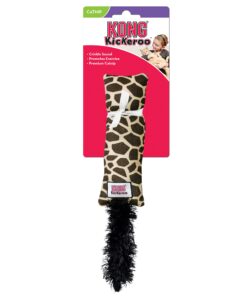 KONG - Kickeroo Giraffe Pattern - Play Enticing Cat Toy, North American Premium Catnip 17 81Uy6vElWjL