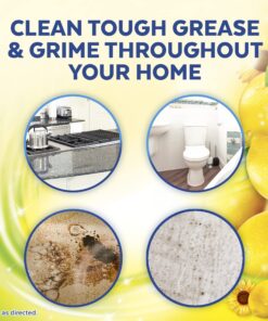 Lysol Multi-Surface Cleaner, Sanitizing and Disinfecting Pour, to Clean and Deodorize, Sparkling Lemon and Sunflower Essence, 40 Fl Oz 40 Fl Oz (Pack of 1) 20 81UyqyTbL