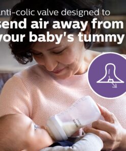 Philips AVENT Natural Response Baby Bottle Nipples Flow 5, 6M+, 4pk, SCY965/04 6 Month + 25 81Uyt MLMOL