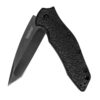 Kershaw Kuro Tanto Black Serrated Pocket Knife, 3.1” Steel Blade with Assisted Opening, Glass-Filled Nylon Handle with Deep-Carry Pocketclip, Small Folding Knife 4 81Uz Drie0L