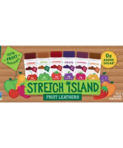 Alternative view of Stretch Island Fruit Leather Snacks Variety Pack, Cherry, apple, strawberry, apricot, grape, respberry, 0.5 Ounce (Pack of 48) Assorted 48 Count