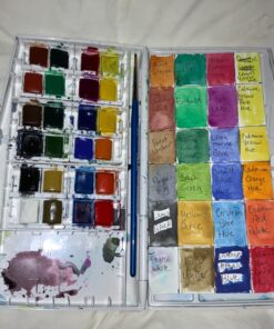 Winsor & Newton Cotman Watercolor Paint Set, Travel Set, 24 Whole Pans 24 Whole Pan Travel Set 36 81V 917YhL