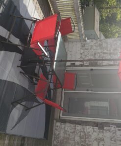 Stylish Camping Outdoor Patio / RV Camping Mat - Swirl (Black/White, 9-Feet x 12-Feet) 9x12 Black/White 30 81V J5kaUL