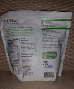 Nutiva Organic Shelled Hemp Seed, 19 Ounce, USDA Organic, Non-GMO, Non-BPA, Whole 30 Approved, Vegan, Gluten-Free & Keto, 10g Plant Protein and 12g Omegas per Serving for Salads, Smoothies & More 28 81V egTB2NL