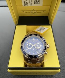 Invicta Men's Pro Diver Collection Chronograph Watch 48mm Gold & Blue 29 81V0CpDZt1L