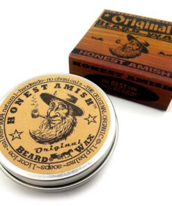 Honest Amish Original Beard Wax - All Natural and Organic- 2 ounce 24 81V0R4wYR9L