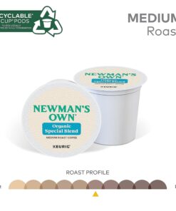 Newman's Own Special Blend Coffee, Medium Roast Coffee K-Cup Portion Pack for Keurig K-Cup Brewers (Pack of 80, net wt. 32.1 oz.) 80 Count (Pack of 1) 13 81V1CIJrLbL