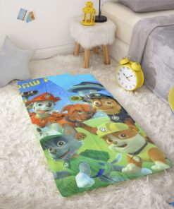 Idea Nuova 2 Piece Drawstring Sling Carry Bag with Sleeping Slumber Bag Paw Patrol Blue 30"x54" 11 81V2h2ZnhZL