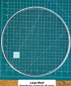 4pc Soil Sieve Set, 12" diameter - Stainless Steel Frame Three Interchangeable Sieves With Varying Mesh Sizes Grade - Mix Soil Filter Large Debris Replacement Screens Available Great for Bonsai 15 81V33KeyXRL