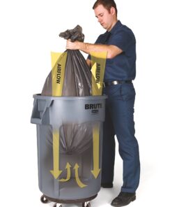 Rubbermaid Commercial Products BRUTE Heavy-Duty Trash/Garbage Can, 32-Gallon, Gray, Waste Container Home/Garage/Bathroom/Outdoor/Driveway 1 Pack 22 81V3Xk 0b4L