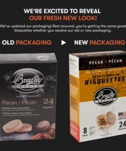 Bradley Smoker Pecan Bisquettes for Grilling & BBQ, 24 Pack Multi 18 81V4BaHVTjL