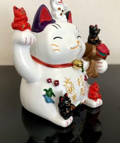 Feng Shui Maneki Neko Lucky Cat Coin Bank for Wealth 17 81V4kGqyh1L