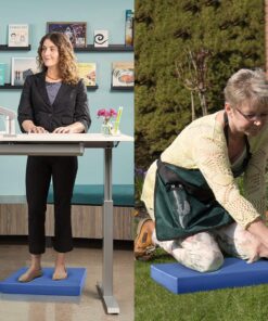 Yes4All Extra Large Foam Balance Pad, Non-Slip Foam Mat for Yoga & Balance Strength Training, Knee Pad for Physical Therapy B.Blue - L - 15,5" x 13" x 2" 13 81V4qVcy2VL