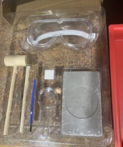 Discovery Kids Gemstone Dig Stem Science Kit by Horizon Group Usa, Excavate, Dig & Reveal 11 Real Gemstones, Includes Goggles, Excavation Tools, Streak Plate, Magnifying Glass & More 40 81V4qYaByWL