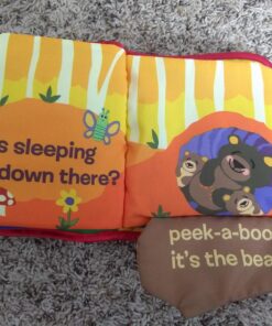 Lamaze Peek-A-Boo Forest Soft Baby Book - Clip-On Cloth Book - Washable Crinkling Fabric Pages for Sensory Play - Teething and Learning Toys for Babies - 6 Months and Up 71 81V5tur3dcL