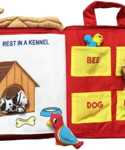 Pockets of Learning Right at Home Quiet Book, Animal Activity Busy Book for Toddlers and Children 11 81V6Jd7Es8L