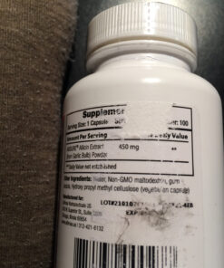 Allimax Pro 450mg 100 Vegicaps. Allicin Garlic Supplement to Support Your Body’s Immune Function. With Stabilized Allicin Extracted from Clean & Sustainable Spanish Grown Garlic. Professional Strength 21 81V6UKZRdHL