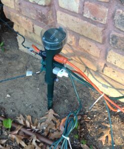 BN-LINK Outdoor Power Strip Yard Stake Timer, Photocell Dusk Till Dawn6 Grounded Outlets 6 ft Cord Weatherproof 1875W/15A ETL Listed 32 81V6qgBEDQL