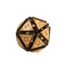 Crafts - 20 Sided Dice - Art Kit - RAW Wood 1.5"x1.5" (Includes 1 die only) 63 81V7x81fA4L