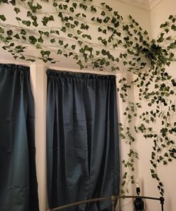 JPSOR 24pcs Fake Leaves Artificial Ivy Garland Greenery Vines for Bedroom Decor Aesthetic Silk Ivy Vines for Room Wall Home Decoration 24pcs of vines 42 81V9SX9ojL