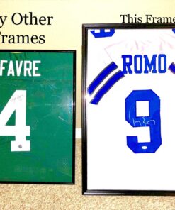 Jersey Display Frame Case Lockable, Large Sport Jersey Shadow Box with 98% UV Protection Acrylic and Hanger for Baseball Basketball Football Soccer Hockey Sport Shirt and Uniform (Black Finish) Black Finish 41 81V9V2i7tzL