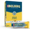 CLIF Builders - Vanilla Almond Flavor - Protein Bars - Gluten-Free - Non-GMO - Low Glycemic - 20g Protein - 2.4 oz. (12 Count)