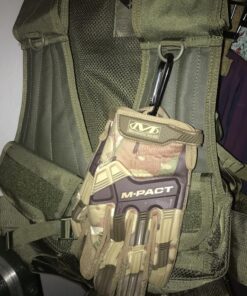Mechanix Wear: M-Pact Tactical Gloves with Secure Fit, Touchscreen Capable Safety Gloves for Men, Work Gloves with Impact Protection and Vibration Absorption (Camouflage - MultiCam, Large) Camouflage - Multicam 39 81VCivQ06QL