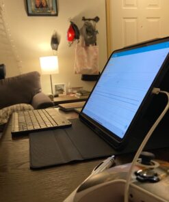 CHESONA iPad Pro 12.9 inch 2022 Case with Keyboard, Keyboard (for 12.9-inch iPad Pro - 6th Generation, 5th/4th/3rd Generation) - Wireless Detachable - with Pencil Holder for 2022 iPad Pro 12.9 Black 51 81VG7e5DE6L