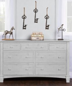 Alternative view of Evolur Cheyenne and Santa Fe Double Dresser, Antique Mist 54x20.3x33 Inch (Pack of 1) English