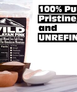 Wild Foods Organic Pink Himalayan Salt, Fine Ground Table and Cooking Salt, 8 oz | 100% Real, Pure, Unrefined Pink Salt | 80+ Minerals and Electrolytes, Small Batch, Ethically Sourced 8 Ounce (Pack of 1) 16 81VHRU9OuL
