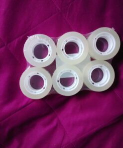 OWLKELA 6 Rolls Transparent Tape Refills, Clear Tape, All-Purpose Transparent Glossy Tape for Office, Home, School 23 81VHY9ovRAL