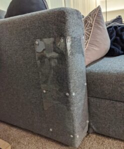 Furniture Defender Cat Scratch Deterrent - 2 no-Adhesive Guards per Package - How to Love Your cat by Protecting Your upholstered Furniture - Cat Scratch Furniture Protector - Made in The USA 26 81VHgpS9fTL