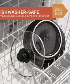 2-Quart Electric Oval Slow Cooker - Adjustable Temp, Entrees, Sauces, Stews & Dips, (Stainless Steel) 13 81VHjIHSXmL