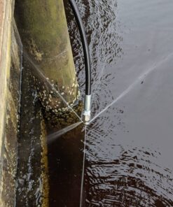 Sewer Jetter Kit 1/4" NPT x 50' Hose & 4.5 Orifice Button Nose Nozzle 4000 PSI 1/4 in. 26 81VIMEHJpDL