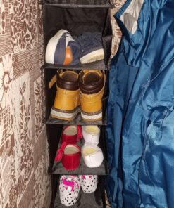 Honey-Can-Do SFT-01247 Drawers For Hanging Organizer,Black Black 5 81VIzpXhgkL