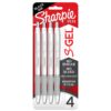 Sharpie S-Gel, Gel Pens, Medium Point (0.7mm), Pearl White Body, Black Gel Ink Pens, 4 Count 4 Count (Pack of 1) Gel Pen 24 81VJjXOhP2S