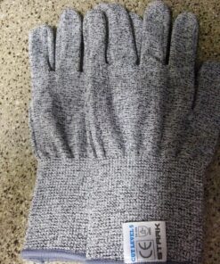 Stark Safe Cut Resistant Gloves, Level 5 Protection, Kitchen Cut Gloves for Meat, Shucking, Fillet, Mandolin Slicing, Carving, 1 Pair, Small 31 81VNABqwBcL