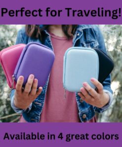 Aroma Outfitters Essential Oil Carrying Case. Premium Storage Protection & Organizer for Roller Bottles. Carry Case Protects up to 10 Roller Balls and Sample Drams - Perfect for Travel (Blue) 10 Bottle Blue 25 81VOAhhcXlL